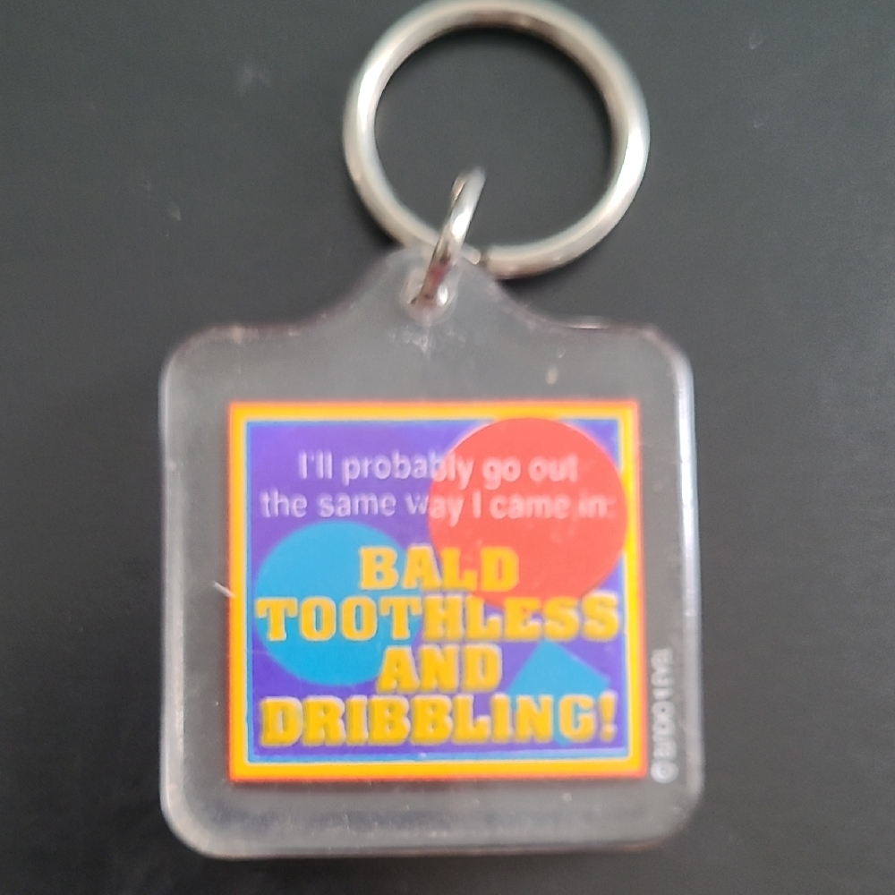 Keychain with Humorous Quote